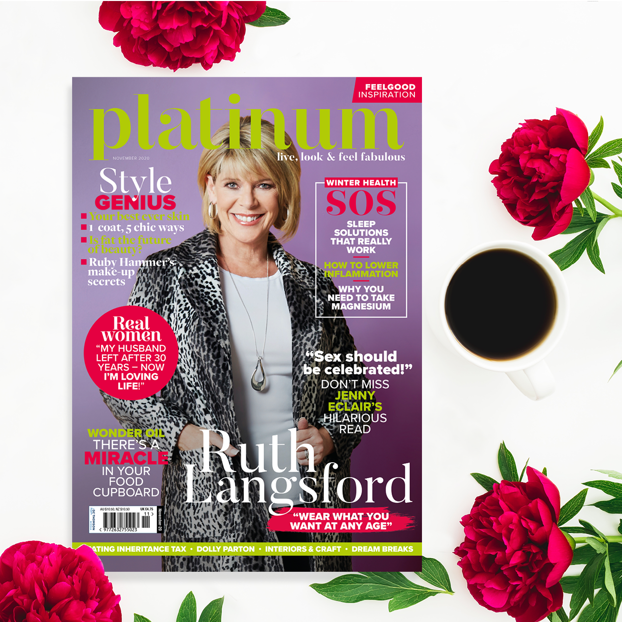 Take a look inside our new issue, featuring Ruth Langsford — on sale now!