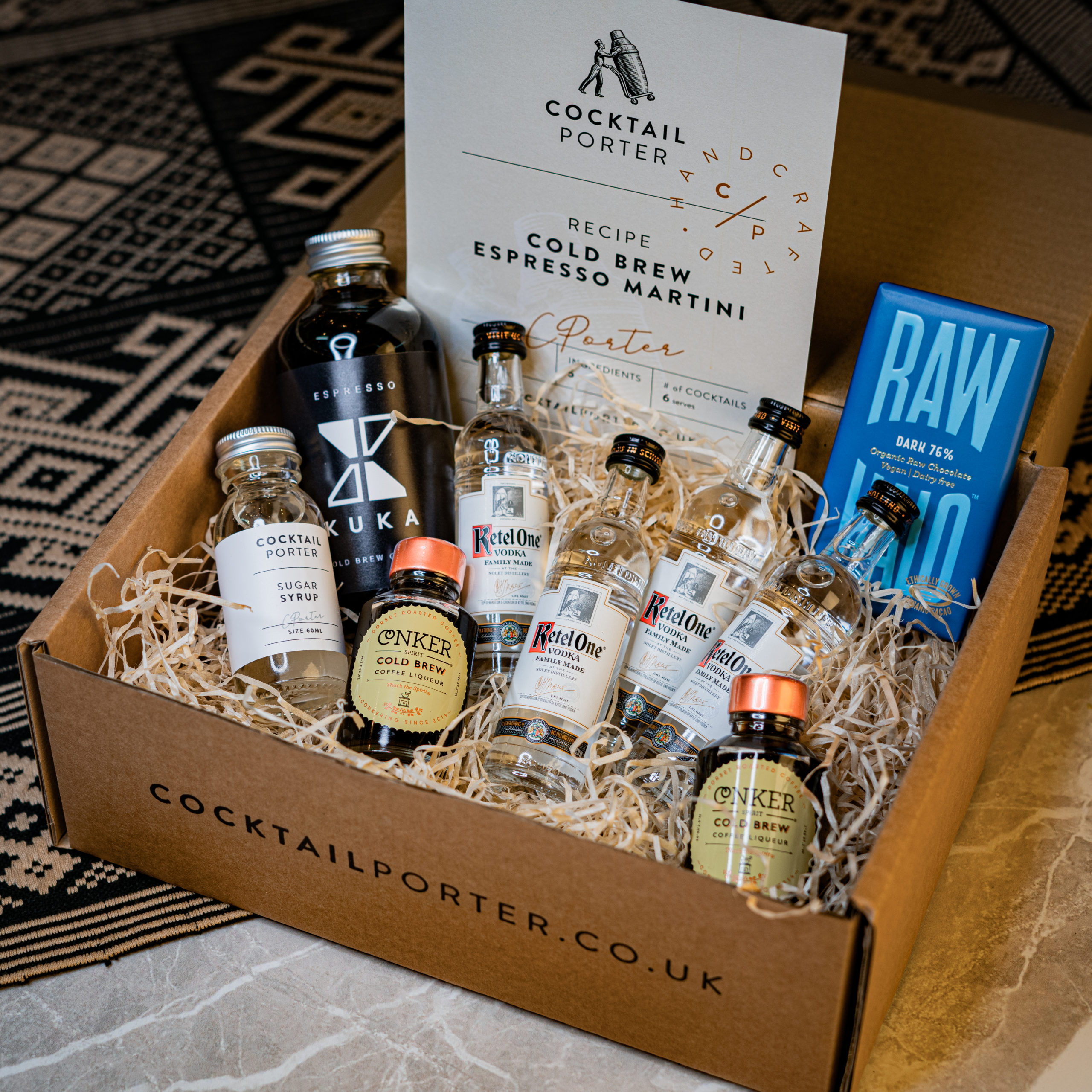 These cocktail gift boxes bring the bar to your living room