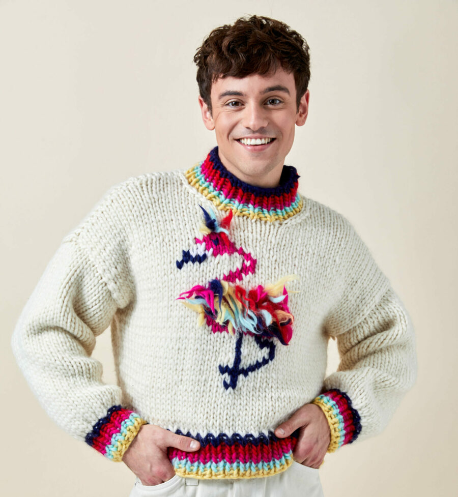 Olympic champion Tom Daley launches new knitwear range