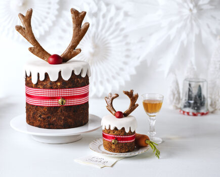 Fun reindeer cakes for the grandkids on Christmas day