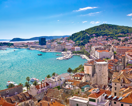 Anchor down in Split