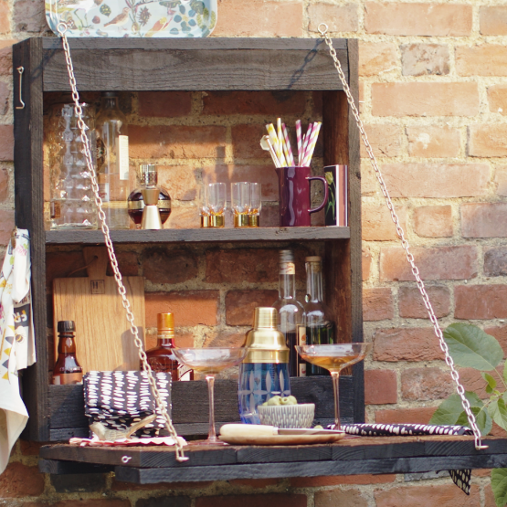 How to handcraft your own outdoor bar area, with Cuprinol
