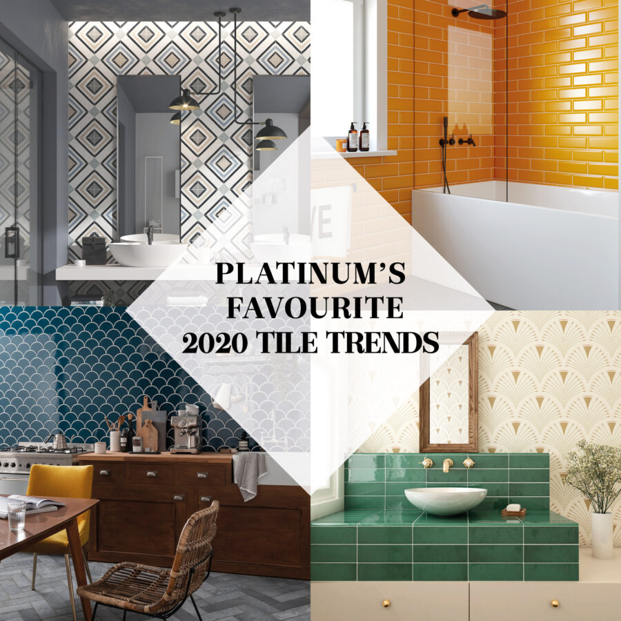 Pattern is back — our favourite 2020 tile trends